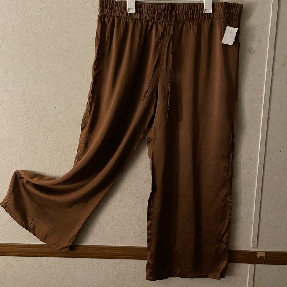 Norstrom satin draw string pajamas